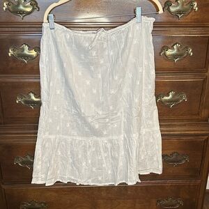 Tommy Bahama Cream A-Line Skirt